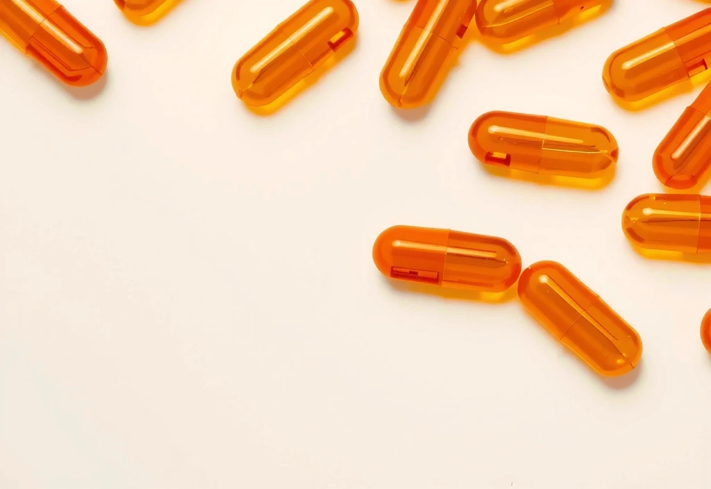 Ilustracja probiotyków w kapsułkach